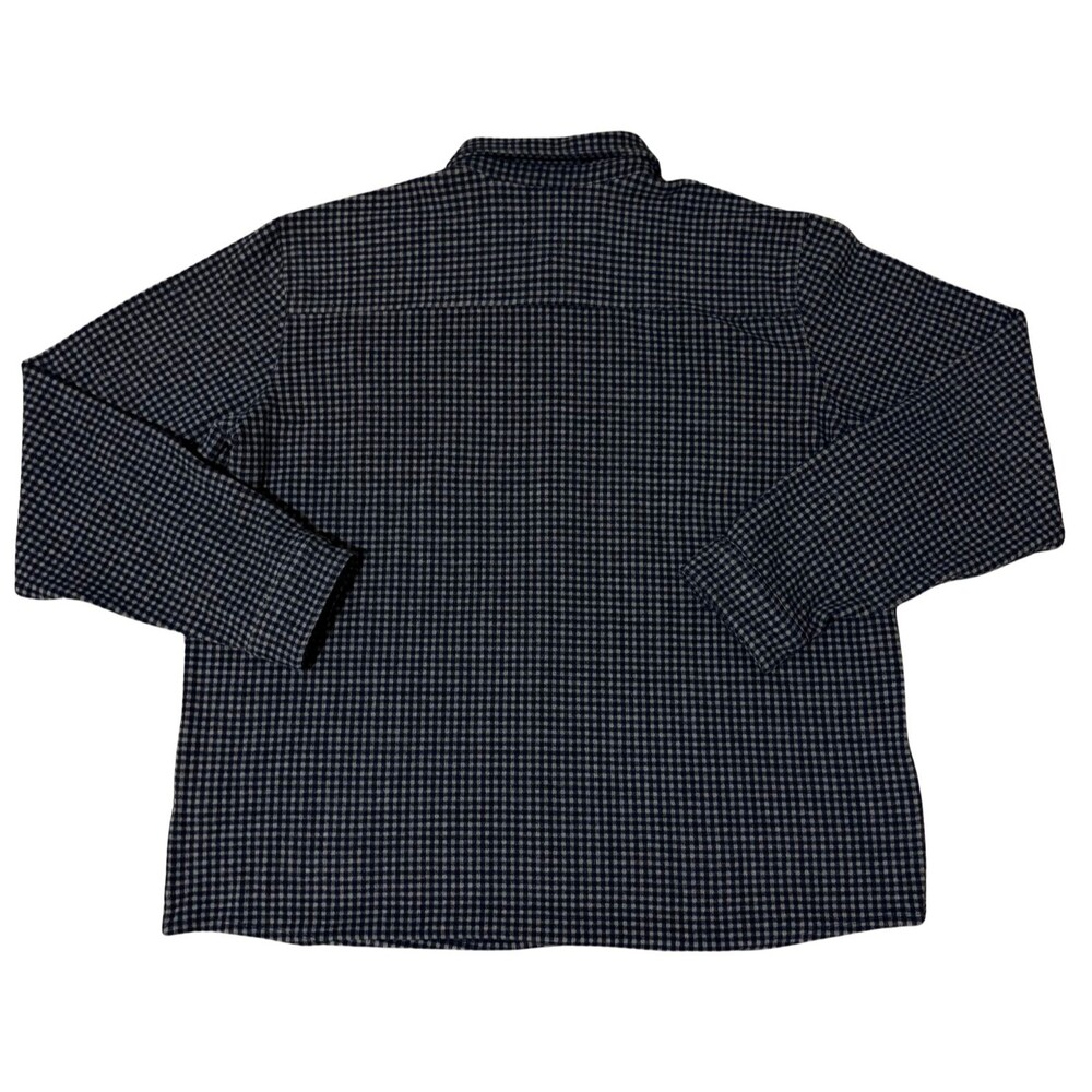 Orvis Shirt Mens 2XL Blue Gray Flannel Button Up Long Sleeve Active Fit Pockets - Picture 3 of 7
